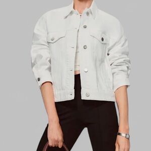 Reformation White Denim Jacket-Rhodes size Small-NWT
